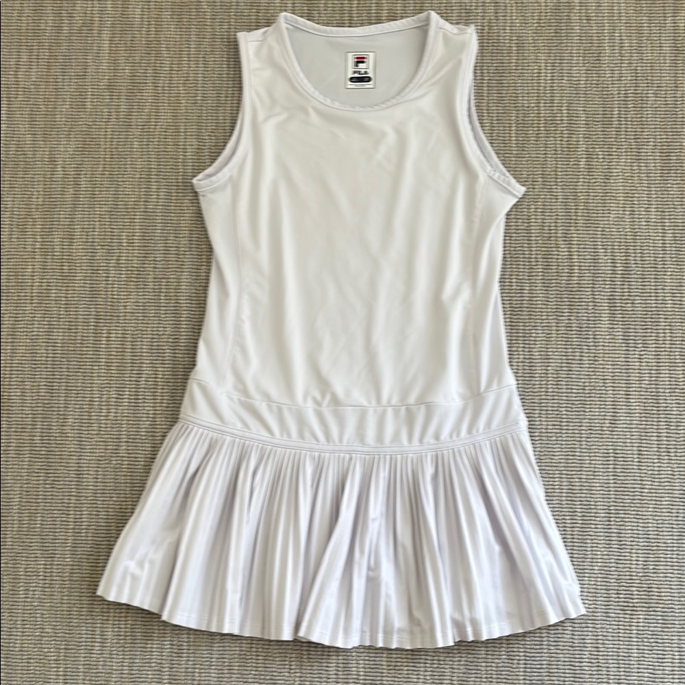 Fila White Tennis Dress - Small